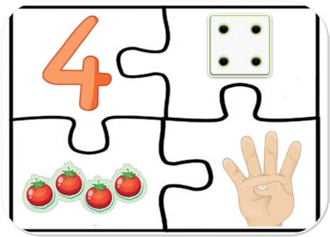 Puzzles Des Nombres Mathématiques Pour Enfants Lapprentissage Des
