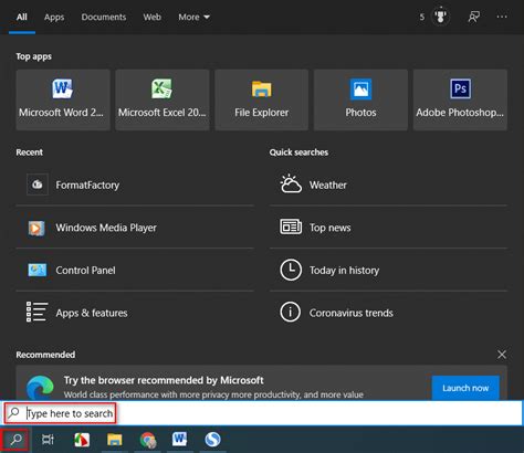 How To Use Control Amp Fix Search Bar In Windows 10