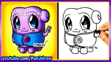 Cartoon drawing isn't that different from figure drawing; How to Draw Oh from Home - Fun2draw | Online Art Classes ...