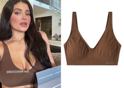 kylie jenner wore the exceptionally comfy cooling bralette that even bra haters love