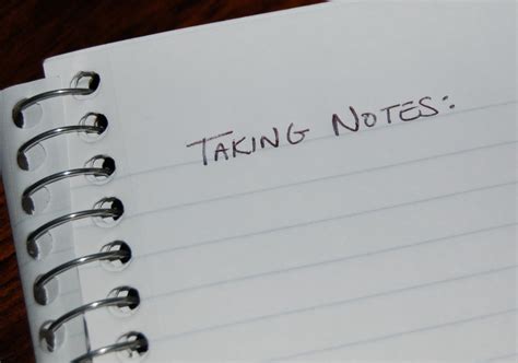Note Taking Tips Student Voices