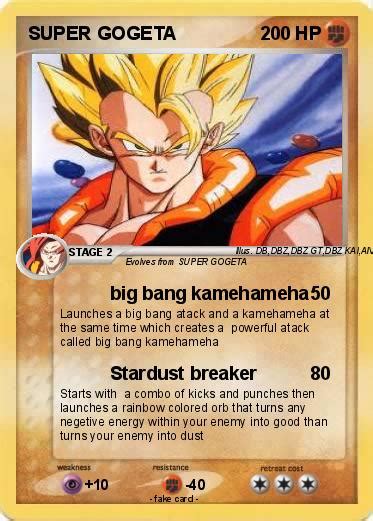 Pokémon Super Gogeta 32 32 Big Bang Kamehameha My Pokemon Card