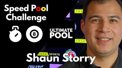 Ultimate Pool Speed Pool Challenge ⏱🎱 Shaun Storry Youtube