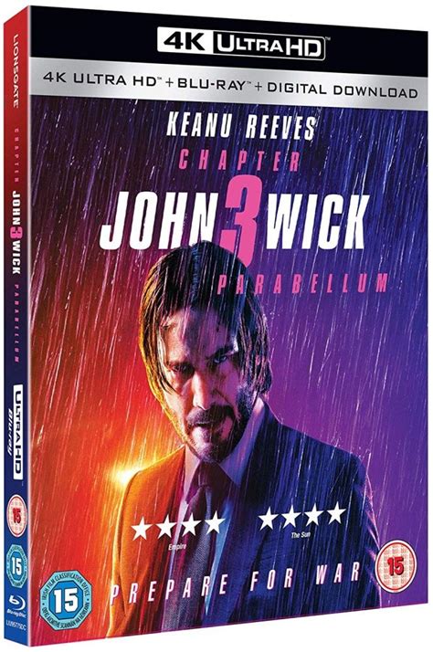 John Wick 3 4K Ultra HD Blu Ray Blu Ray