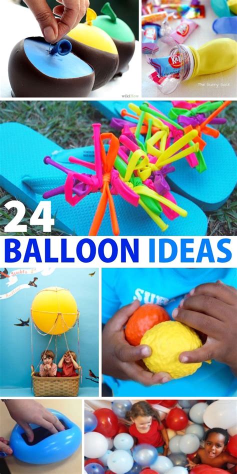 24 Ways Balloons Can Make You Smile Fun Activities For Kids Craft