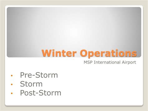 Ppt Winter Operations Powerpoint Presentation Free Download Id2876329
