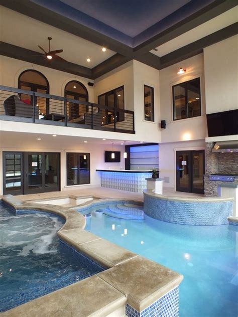With the right architectural help, however, it may be possible to seamlessly add an indoor pool to an existing home. The most amazing and spectacular indoor pool design ideas