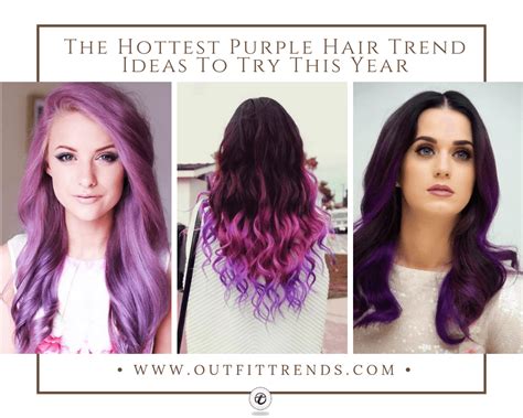 30 Cute Purple Hairstyle And Purple Hair Colors For Girls