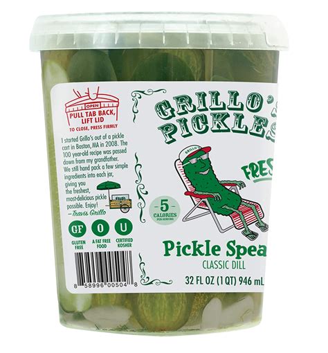 Grillos Pickles Classic Dill Pickle Spears 32 Fl Nepal Ubuy