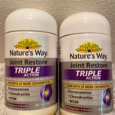 Promo Nature Way Triple Action Joint Formula Glucosamine And