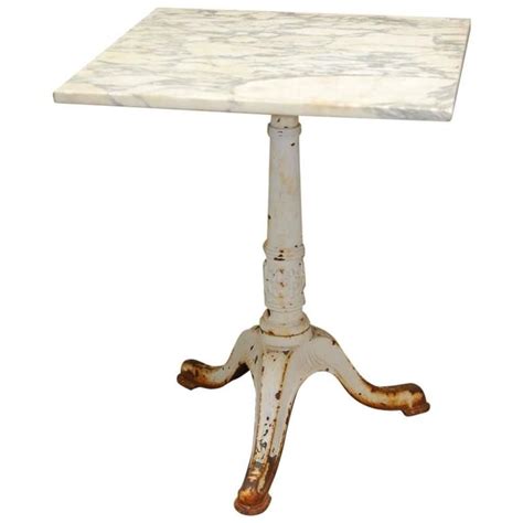 French Marble Top Bistro Table Marble Bistro Table Metal Dining Table