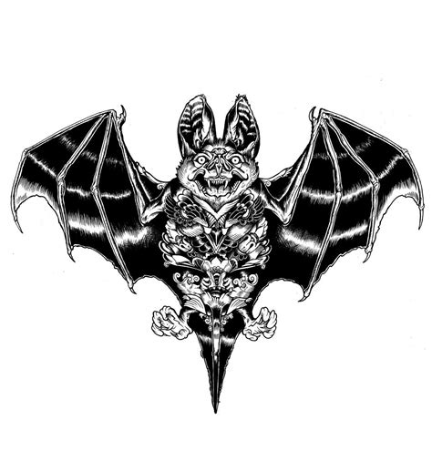 Bat Tattoo Spooky Tattoos Bat Tattoos Tatoos Bat Art Desenho Tattoo
