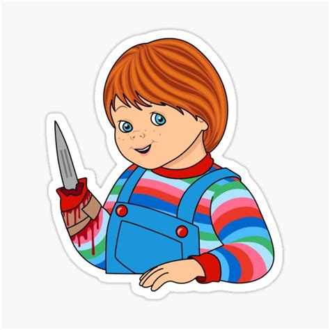 Childs Play 2 Good Guy Doll Sticker For Sale By Jakmalone Redbubble