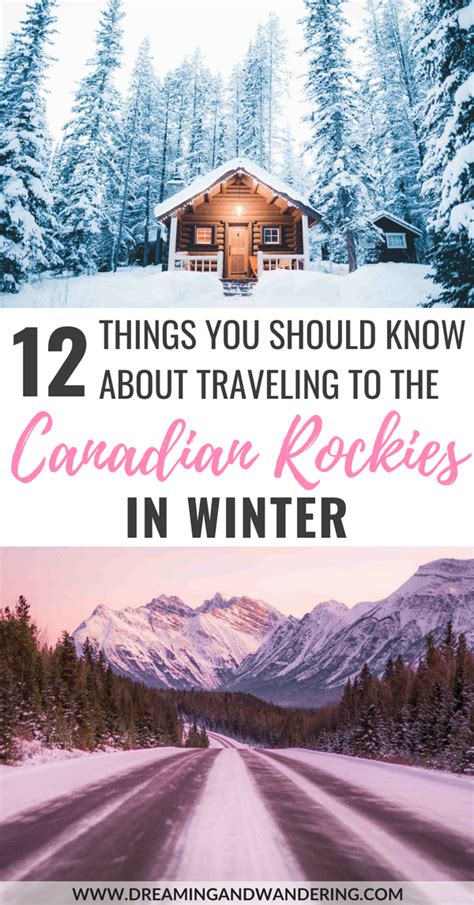 12 things you should know about traveling to the canadian rockies in winter dreaming and wandering