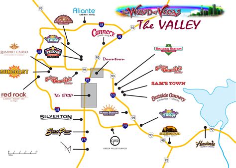 Vegas tourist map, vegas strip hotel map… Las Vegas Maps - Wizard of Vegas