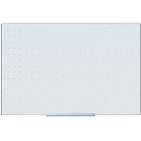 U Brands Glass Dry Erase Board 36 X 24 Whiteboard White Frosted Surface Frameless 2798u
