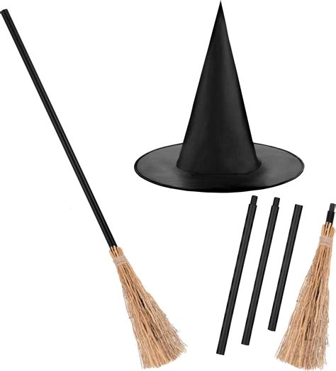 Halloween Witch Brooms Costume Witch Broomstick Plastic