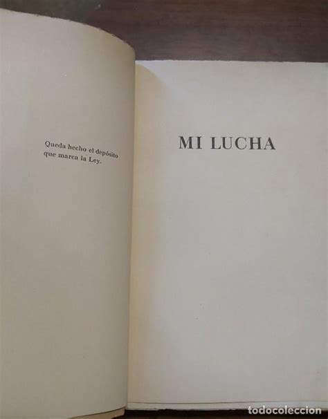 Libro Adolf Hitler Mi Lucha Comprar En Todocoleccion 17742591