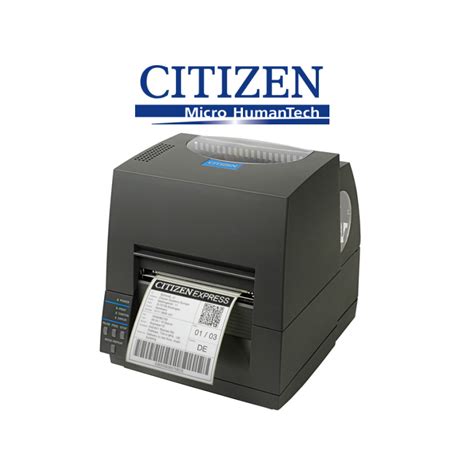 If you push on another part of the mechanism, the print er may no t lock closed correctly. Citizen cl-s621 desktop printer for thermal labels and ...