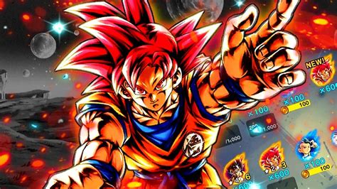 The obvious contender for most powerful super saiyan form in dragon ball z: SUPER SAIYAN GOD GOKU||DRAGON BALL LEGENDS - YouTube