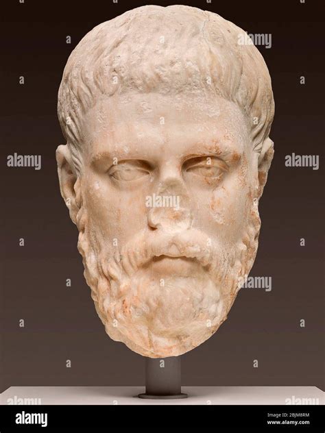 Author Ancient Roman Portrait Head Of A Philosopher Second Half Of