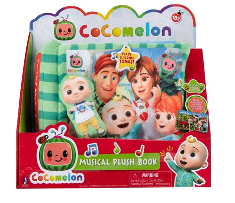 Buy Cocomelon Nursery Rhyme Singing Time Plush Book Cmw0025 Online At