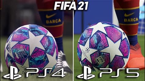 Fifa 21 Ps5 Vs Ps4 Graphics And Gameplay Comparison Youtube