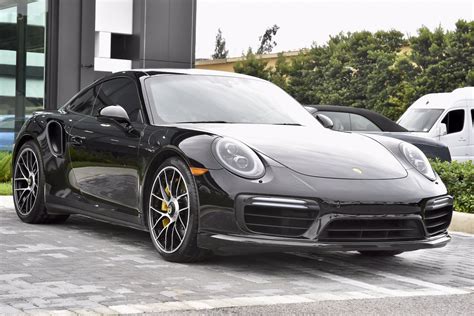 Pre Owned 2017 Porsche 911 Turbo S 2d Coupe In Doral L19337 Ocean
