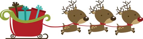 Download High Quality Reindeer Clipart Sleigh Transparent Png Images