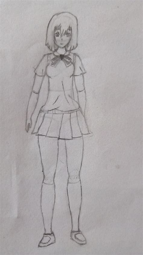 I Tried To Do Full Body Anime Girl Need Some Feedback Rdrawing