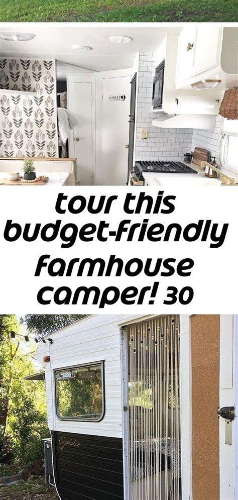 Tour This Budget Friendly Farmhouse Camper 30 Vintage Caravan