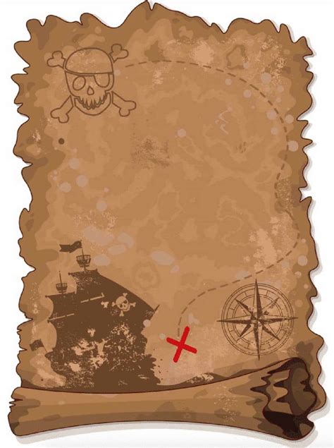 Free Pirate Treasure Map Printable Pirate Map Treasure Map