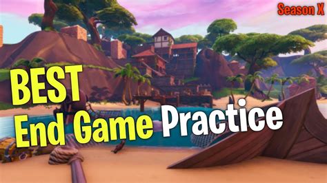 New End Game Practice Mapzone Wars Fortnite Battle Royale Youtube