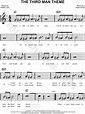 Anton Karas "The Third Man Theme" Sheet Music for Beginners in C Major ...