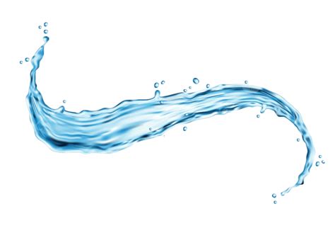Bubble Water Drop Vector Art Png Transparent Water Wave Splash And