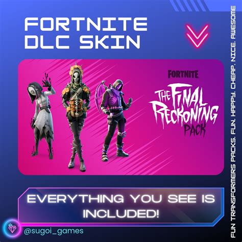 the final reckoning pack fortnite dlc add on login required video gaming gaming