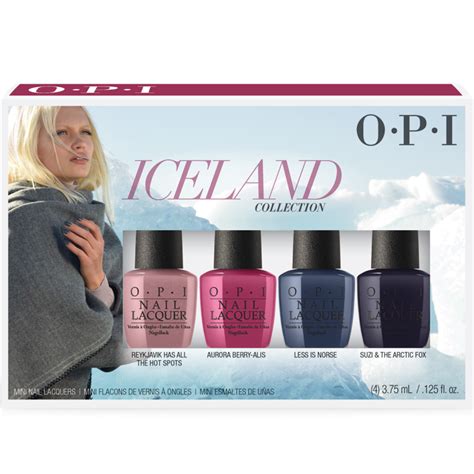 Opi Iceland 4 Pack Minis