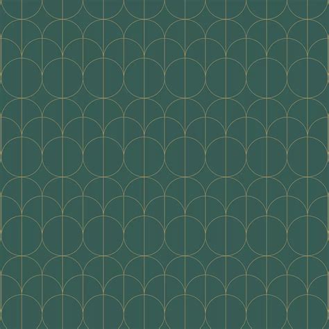 Zöld arany art deco geometrikus mintás vlies design tapéta | Tapéta ...