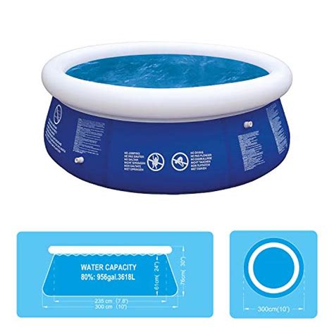 Benross 84880 10ft Garden Round Inflatable Prompt Set Swimming Pool