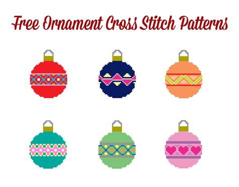 These christmas cross stitch patterns are provided free by various cross stitch websites. More Free Christmas Ornament Cross Stitch Patterns!