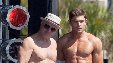 Zac Efron Shirtless Photos On Set With Robert De Niro Au