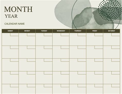 Blank Printable Calendar Monthly Calendar Printable Blank Calendar Images