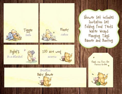 Winnie The Pooh Baby Shower Printables Printable Word Searches