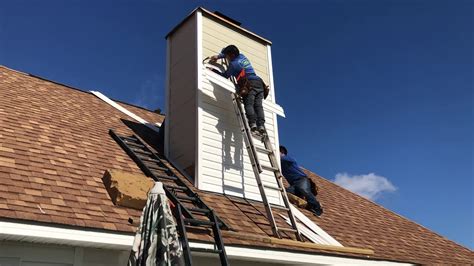 Siding A Chimney Part 2 Youtube