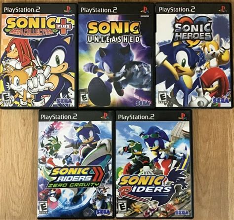 Sonic Gems Collection Sonic Cd R The Fighter Ps2 Playstation Two Play