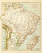 Brazil Map, Circa 1880 - Original Art, Antique Maps & Prints