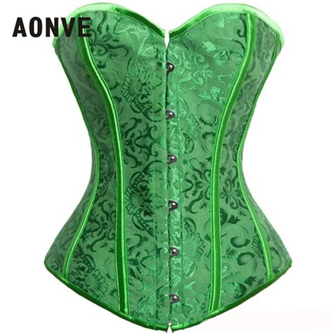 Aonve Corset Sexy Lingerie Brocade Royal Wedding Jarquard Corsets And Bustiers For Women