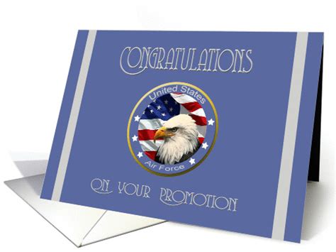 Military Congratulations Air Force Promotion Eagle