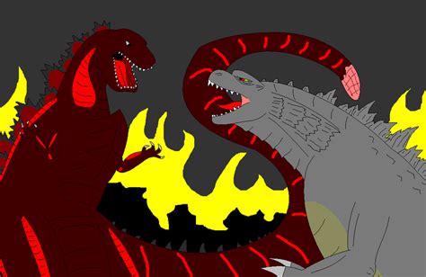 Shin Gojira Vs Legendary Godzilla By Jpfan101 On Deviantart