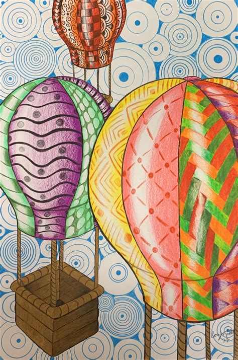 The Smartteacher Resource Patterned Hot Air Balloons
